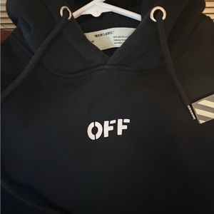 OFF-WHITE c/o Virgil Abloh black hoodie